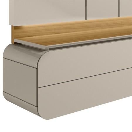 Painel Home Zurique Linea Brasil Tauari Off White Brilho - Image 5